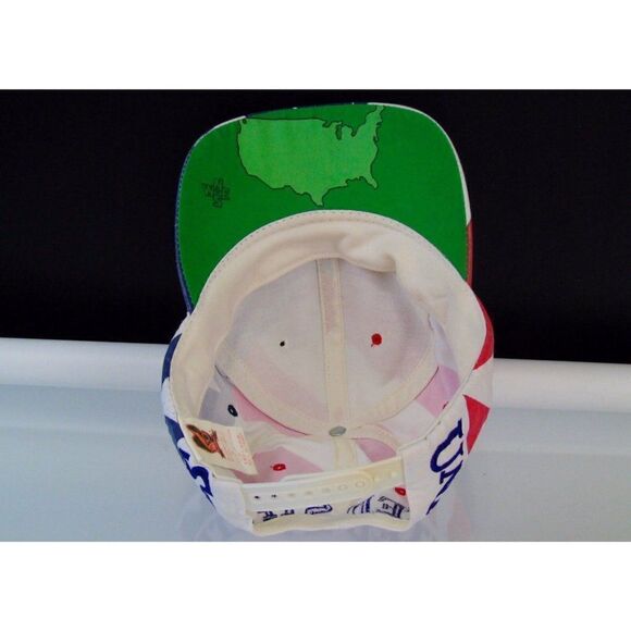Patriotic USA Flag Baseball Hat Snapback Cap Undervisor US Map Global Caps - Picture 6 of 12